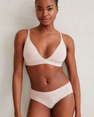 BLACK|BLUSH|SAND HARMONY TRIANGLE BRALETTE | Talbots US