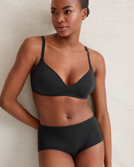 BLACK|BLUSH|SAND HARMONY LIGHTLY-LINED NO-WIRE T-SHIRT BRA | Talbots online