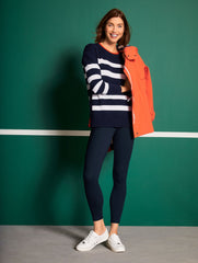 BLACK|INDIGO BLUE EVERYDAY STRETCH LEGGINGS | Talbots sale