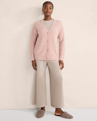 BLACK|CREAM|FRENCH ROSE FLEUR|LAKE HTHR/WAVE HTHR|LIGHT SLATE HEATHER|LT HIBISCUS/WILLOW BARK|MESA HEATHER|NORTH SEA|OLIVE HEATHER|SLATE BROWN/PURE TAUPE|TWILIGHT|DRIFTWOOD HTHR|HUNTER HTHR|STREAM CASHMERE SHAKER STITCH CARDIGAN | Talbots US