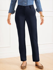BLACK|INDIGO BLUE|TWINE|WHITE STRAIGHT LEG PERFECT CHINOS - CURVY FIT | Talbots outlet
