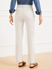 BLACK|INDIGO BLUE|TWINE|WHITE STRAIGHT LEG PERFECT CHINOS - CURVY FIT | Talbots outlet