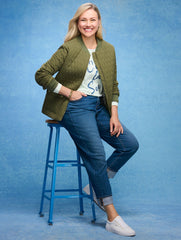 INDIGO BLUE|WHITE KEDS® JUMP KICK LEATHER SNEAKERS | Talbots outlet