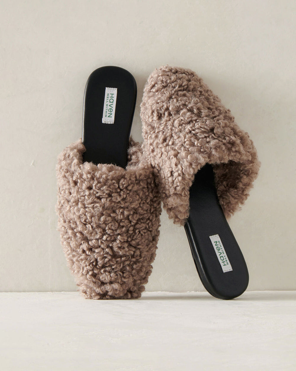 BLACK|MUSHROOM SHERPA MULES | Talbots discount
