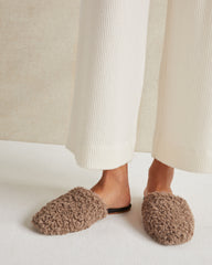 BLACK|MUSHROOM SHERPA MULES | Talbots discount