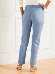 BLUE TALBOTS HAMPSHIRE ANKLE PANTS | Talbots for sale