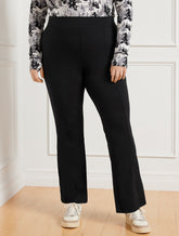 BLACK OUT & ABOUT SEAMED BOOTCUT PANTS | Talbots outlet