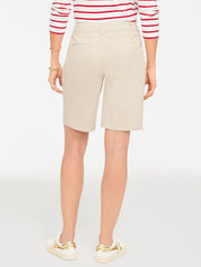 BLACK|INDIGO BLUE|OAT|TWINE|WHITE PERFECT SHORTS - 9” | Talbots for sale