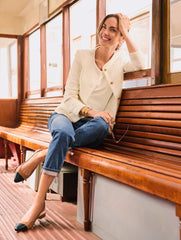 IVORY EDISON NAPPA SLINGBACK FLATS | Talbots outlet