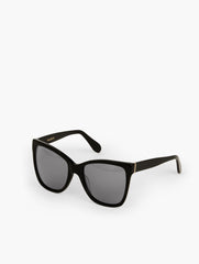 BLACK BRIDGET CAT'S-EYE SUNGLASSES | Talbots online