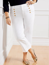 WHITE SAILOR JEANS - WHITE | Talbots discount