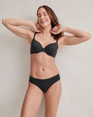 BLACK|NOUGAT|SAND DOLLAR EMBRACE THONG | Talbots for sale