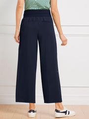 BURGUNDY BERRY LIGHTWEIGHT WOVEN STRETCH UTILITY PANTS | Talbots online