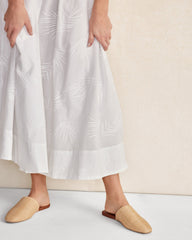 RAFFIA/COGNAC RAFFIA MULES | Talbots for sale