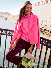ALMOND BUFF STRETCH CORDUROY FLARE LEG PANTS | Talbots on sale