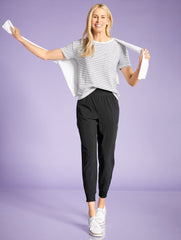 OLIVE BRANCH LIGHTWEIGHT WOVEN STRETCH JOGGERS | Talbots for sale