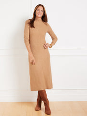 TOASTED COCONUT MOCKNECK SWEATER DRESS | Talbots near me