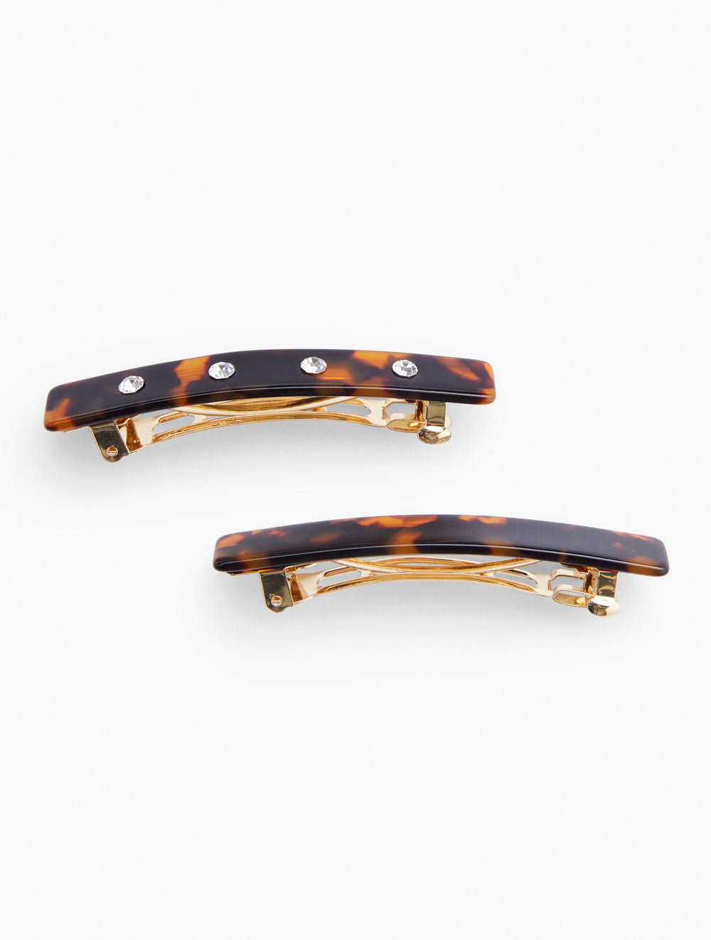 CARAMEL TORT TORTOISESHELL BARRETTE SET | Talbots outlet