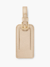 GOLD METALLIC LUGGAGE TAG | Talbots for sale