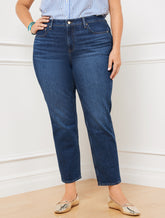 BETTINA WASH SLIM STRAIGHT ANKLE JEANS - BETTINA WASH | Talbots discount