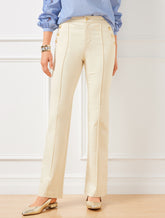 NATURAL FLARE LEG SAILOR JEANS | Talbots outlet