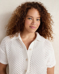 NEPTUNE ORGANIC COTTON KNOT STITCH CARDIGAN | Talbots for sale