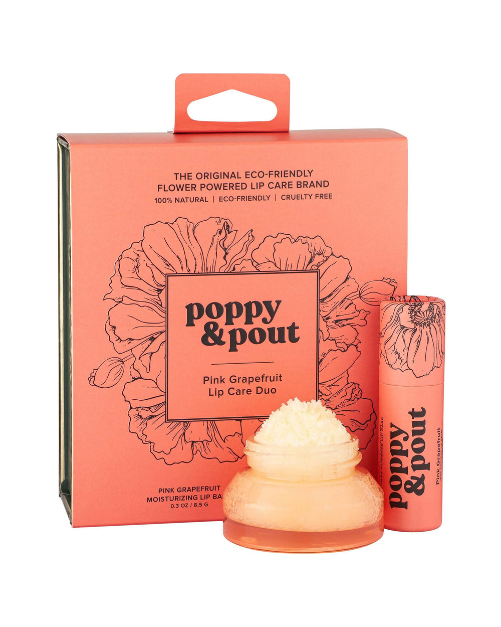 ISLAND COCONUT|PINK GRAPEFRUIT|WILD HONEY POPPY & POUT LIP CARE DUO | Talbots US