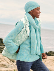 CLOUD|SNOWBOUND BLUE QUILTED DOWN PUFFER VEST - PEARLIZED | Talbots online