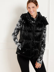 BLACK CONVERTIBLE PUFFER JACKET | Talbots near me