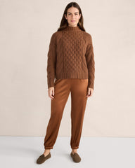 CLOVE WASHABLE SILK DRAWSTRING CARGO JOGGERS | Talbots online