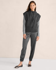 CLOVE WASHABLE SILK DRAWSTRING CARGO JOGGERS | Talbots online
