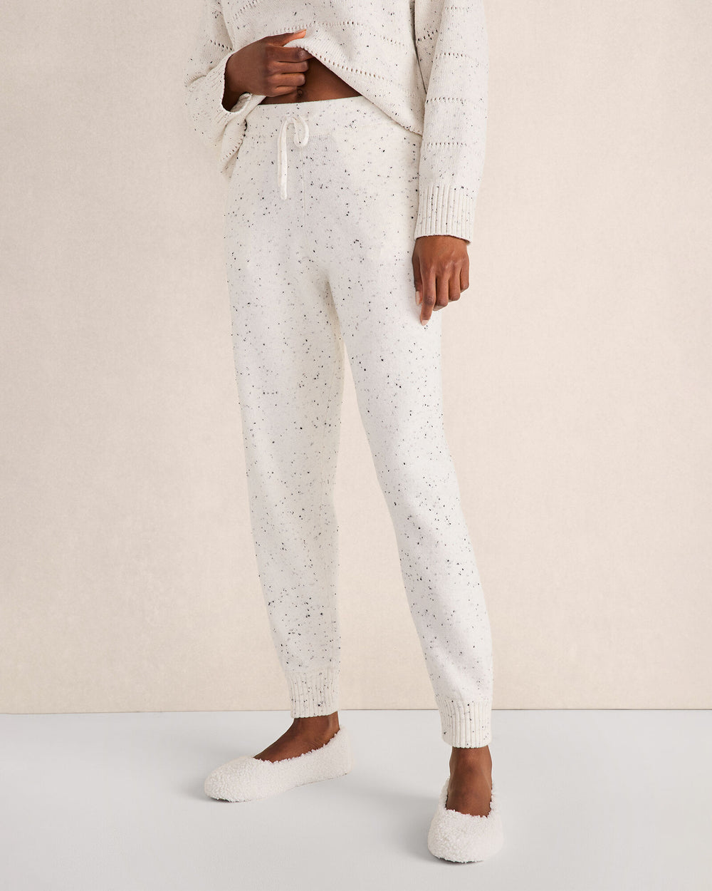 IVORY TWEED TWEED JOGGERS | Talbots outlet