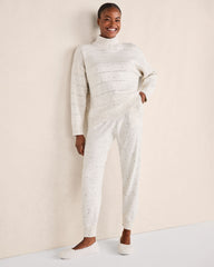 IVORY TWEED TWEED JOGGERS | Talbots outlet