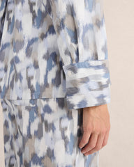 DOVE ORGANIC COTTON BRUSHSTROKE PAJAMA TOP | Talbots for sale