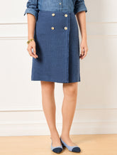 NAVY DUSK AMHERST TWEED A-LINE SKIRT | Talbots for sale