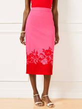 BICOLOR POPPY PENCIL SKIRT | Talbots near me