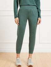 HUNTER GREEN HEATHER|LIGHT OAK HEATHER BUTTERY SOFT EASY KNIT JOGGERS | Talbots outlet