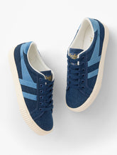 DARK/LIGHT DENIM GOLA® MARK COX DENIM TENNIS SNEAKERS | Talbots online