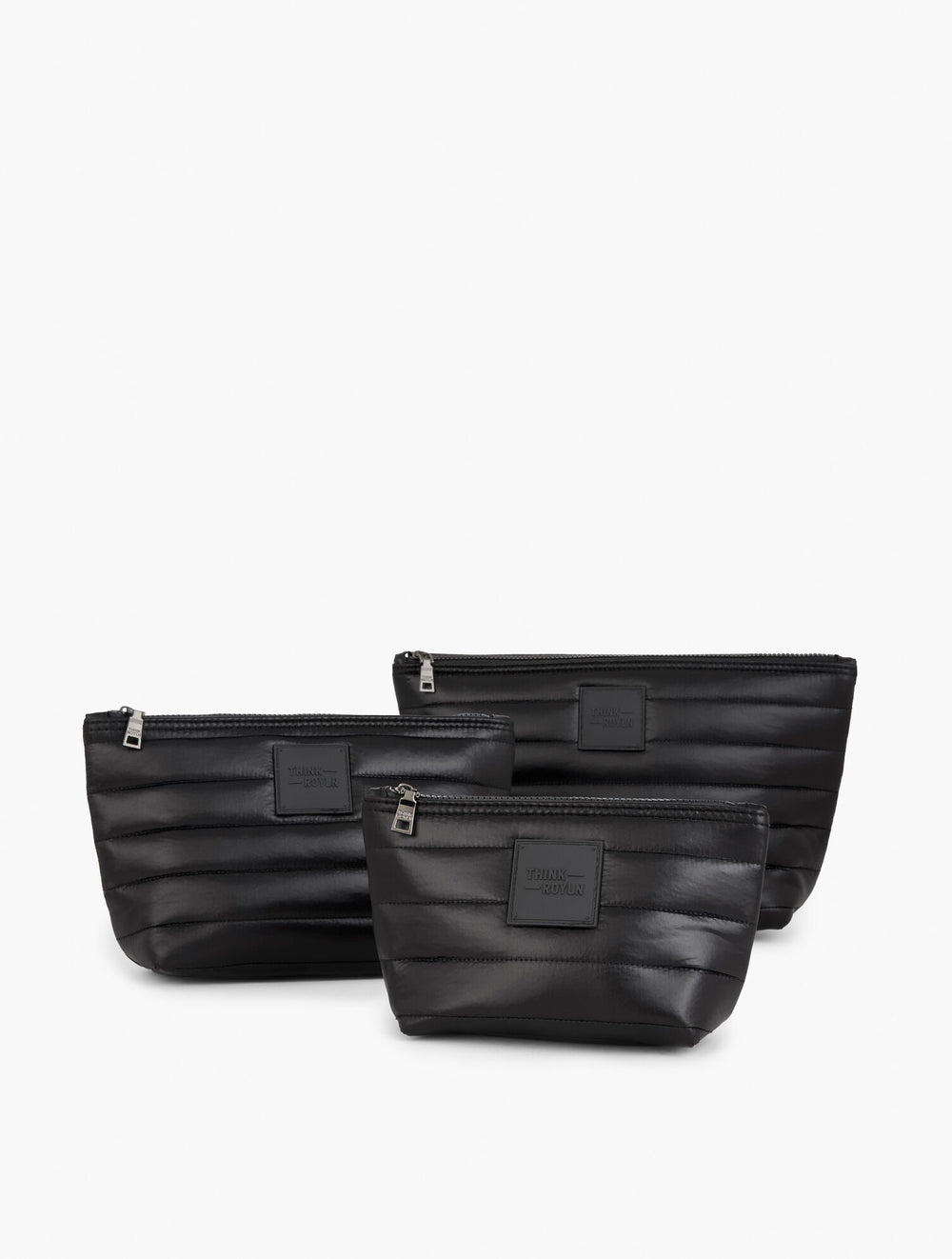 PEARL BLACK THINK ROYLN TRAVEL TRIO POUCHES | Talbots discount