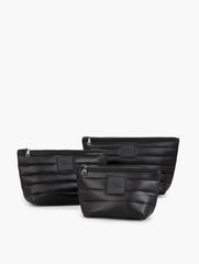 PEARL BLACK THINK ROYLN TRAVEL TRIO POUCHES | Talbots discount