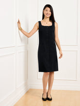 BLACK LUXE PONTE SHEATH DRESS | Talbots on sale