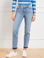 PELHAM WASH SLIM ANKLE RELEASED HEM JEANS - PELHAM WASH | Talbots for sale