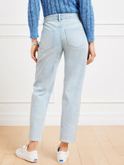 WINDSOR WASH RHINESTONE STOVEPIPE STRAIGHT LEG JEANS - WINDSOR WASH | Talbots US