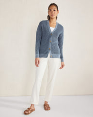 IVORY ORGANIC COTTON TERRY PANTS | Talbots on sale