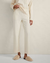 BIRCH ORGANIC COTTON OTTOMAN RIB PANTS | Talbots outlet