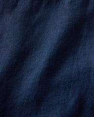 DELAVE NAVY LINEN STRAIGHT LEG PANTS | Talbots US