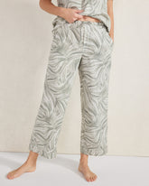 THYME MULTI ORGANIC COTTON LINEN WATERCOLOR PAJAMA PANTS | Talbots outlet