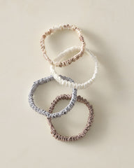 NEUTRAL MULTI WASHABLE SILK HAIR TIES — NEUTRAL MULTI | Talbots sale