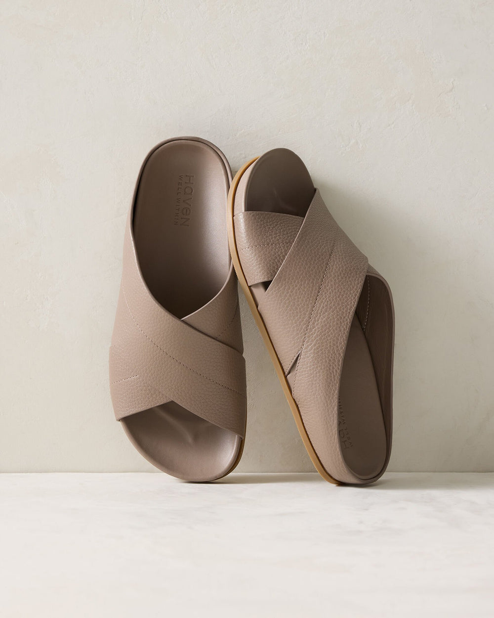 MICA LEATHER CRISS-CROSS SANDALS | Talbots US