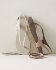 MICA|SHIITAKE SUEDE WRAP-UP THONG SANDALS | Talbots for sale